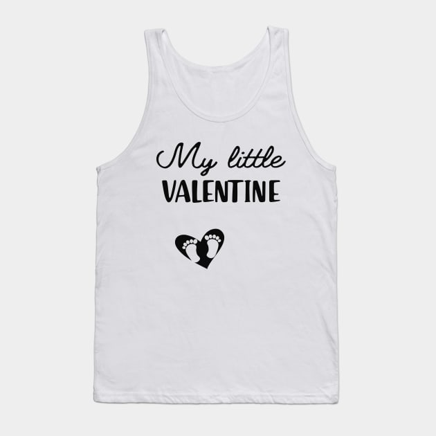 Pregnancy - My little valentine Tank Top by KC Happy Shop